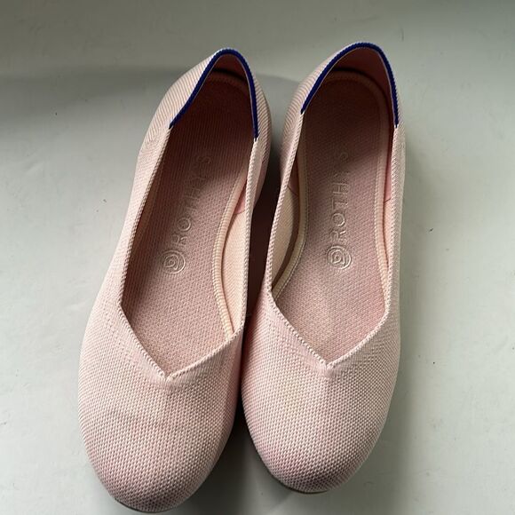 Rothy's The Flat Blush Pink Round Toe Ballet Flats - Picture 2 of 9